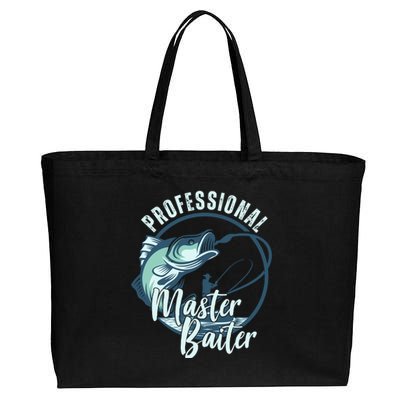 Professional Master Baiter Fishing Cotton Canvas Jumbo Tote