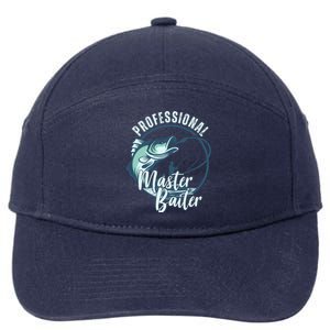 Professional Master Baiter Fishing 7-Panel Snapback Hat