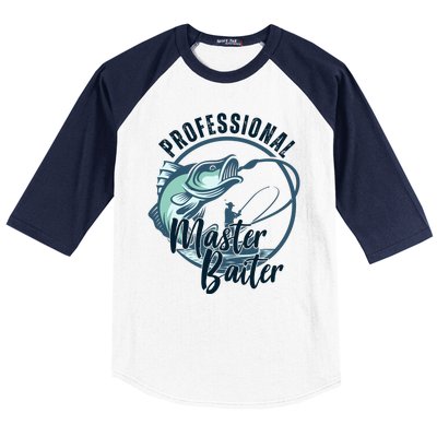 Professional Master Baiter Fishing Baseball Sleeve Shirt