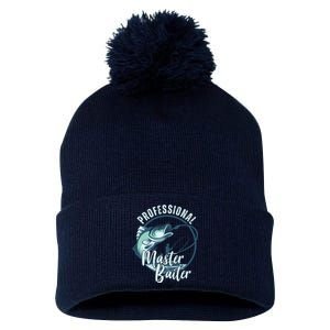 Professional Master Baiter Fishing Pom Pom 12in Knit Beanie