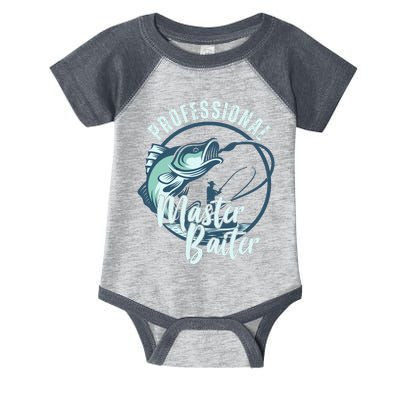 Professional Master Baiter Fishing Infant Baby Jersey Bodysuit