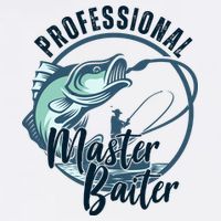Professional Master Baiter Fishing Cooling Performance Crew T-Shirt