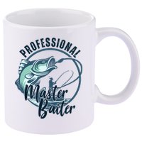 Professional Master Baiter Fishing 11oz C Handle Ceramic Mug