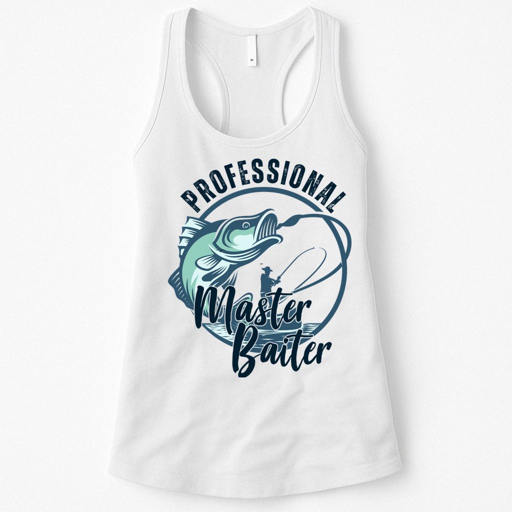 Professional Master Baiter Fishing Womens Tank Top