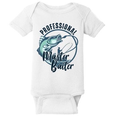 Professional Master Baiter Fishing Baby Bodysuit