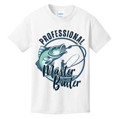 Professional Master Baiter Fishing Kids T-Shirt
