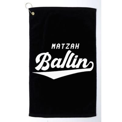 Passover Matzah Ballin Jewish Pesach Matzo Ball Frogs Platinum Collection Golf Towel