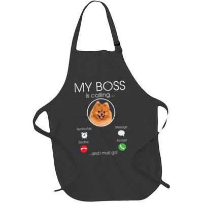 Pomeranian My Boss Apron