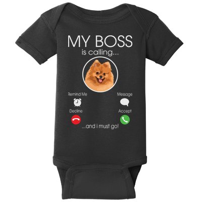 Pomeranian My Boss Baby Bodysuit