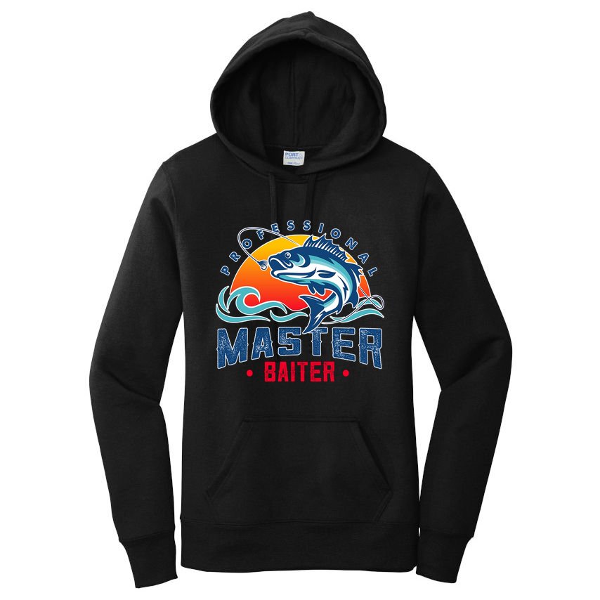 Pro Master Baiter Fishing Gifts Women's Pullover Hoodie