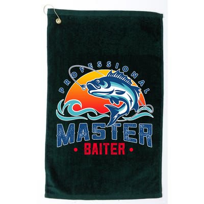 Pro Master Baiter Fishing Gifts Golf Towel