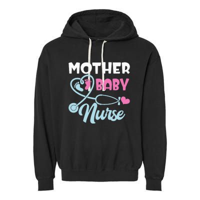 Postpartum Mother Baby Nurse Mom Baby Postpartum Nursing Garment-Dyed Fleece Hoodie