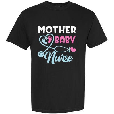 Postpartum Mother Baby Nurse Mom Baby Postpartum Nursing Garment-Dyed Heavyweight T-Shirt