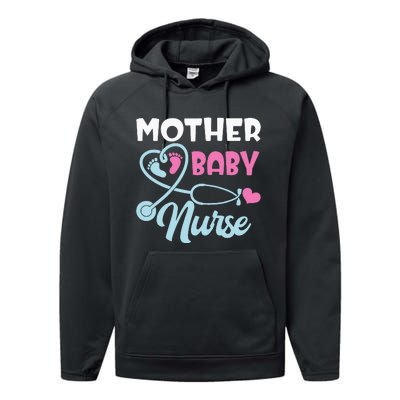 Postpartum Mother Baby Nurse Mom Baby Postpartum Nursing Performance Fleece Hoodie