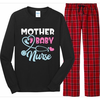 Postpartum Mother Baby Nurse Mom Baby Postpartum Nursing Long Sleeve Pajama Set