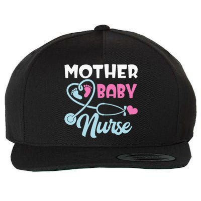 Postpartum Mother Baby Nurse Mom Baby Postpartum Nursing Wool Snapback Cap