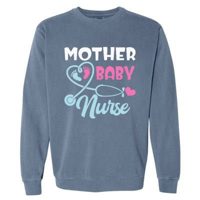 Postpartum Mother Baby Nurse Mom Baby Postpartum Nursing Garment-Dyed Sweatshirt