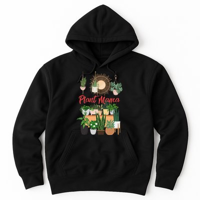 Plant Mama Crazy Plant lady Mom Indoor Flower Floral Garden Hoodie