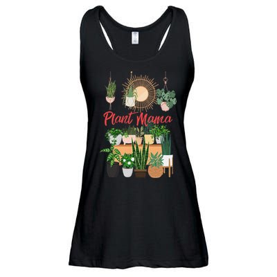 Plant Mama Crazy Plant lady Mom Indoor Flower Floral Garden Ladies Essential Flowy Tank