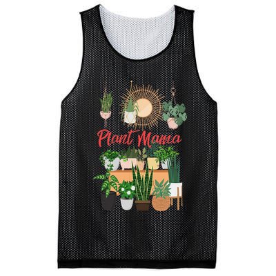 Plant Mama Crazy Plant lady Mom Indoor Flower Floral Garden Mesh Reversible Basketball Jersey Tank