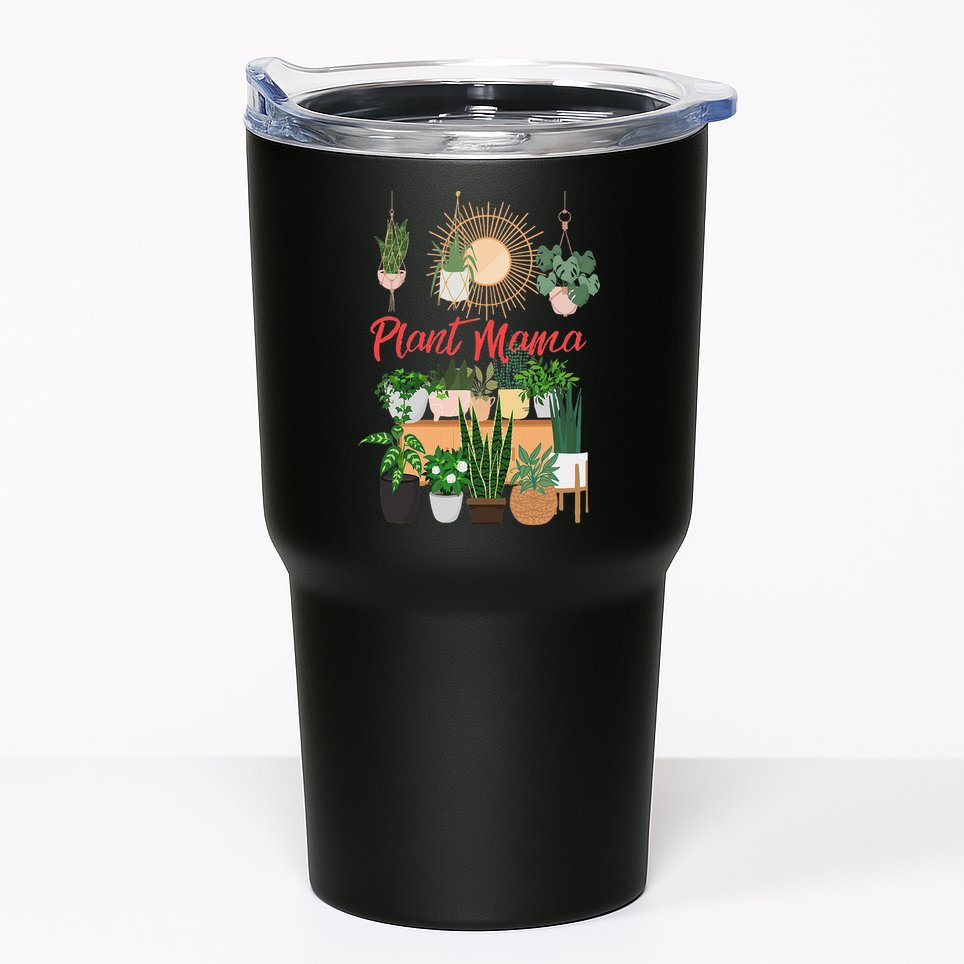Plant Mama Crazy Plant lady Mom Indoor Flower Floral Garden Tumbler