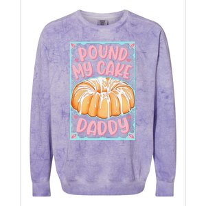 Pound My Cake Daddy Colorblast Crewneck Sweatshirt