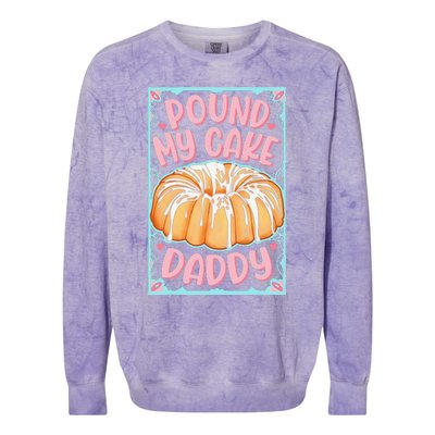 Pound My Cake Daddy Colorblast Crewneck Sweatshirt