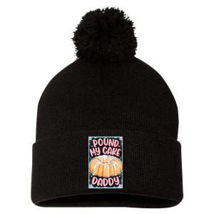 Pound My Cake Daddy Pom Pom 12in Knit Beanie