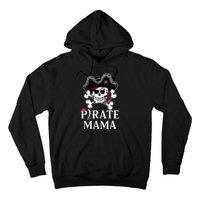 Pirate Mama Costume Jolly Roger Crossbones Funny Pirate Mom Hoodie