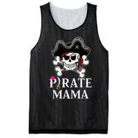 Pirate Mama Costume Jolly Roger Crossbones Funny Pirate Mom Mesh Reversible Basketball Jersey Tank