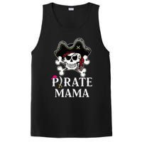 Pirate Mama Costume Jolly Roger Crossbones Funny Pirate Mom PosiCharge Competitor Tank