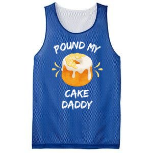 Pound My Cake Daddy Adult Humor Funny Baker Lover Cool Gift Mesh Reversible Basketball Jersey Tank