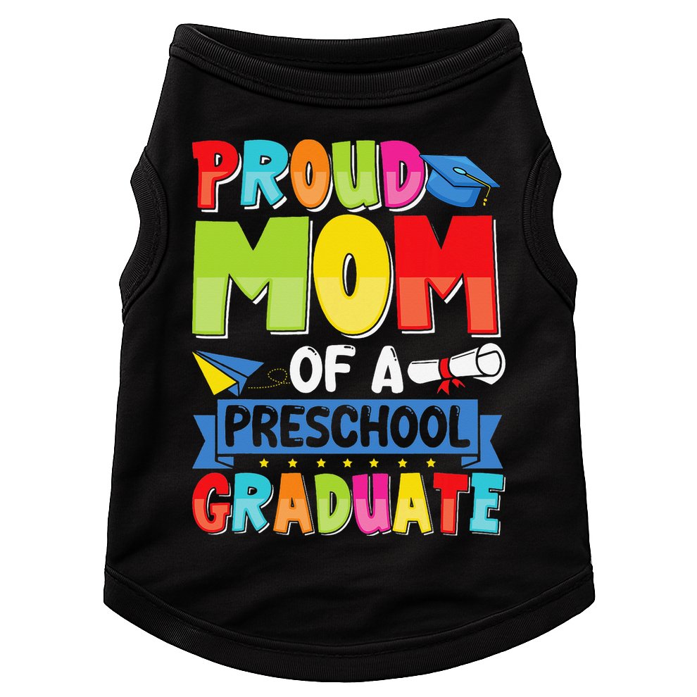 Proud Mom Class Of 2025 Preschool Pre-K Graduate Graduation Doggie Tank