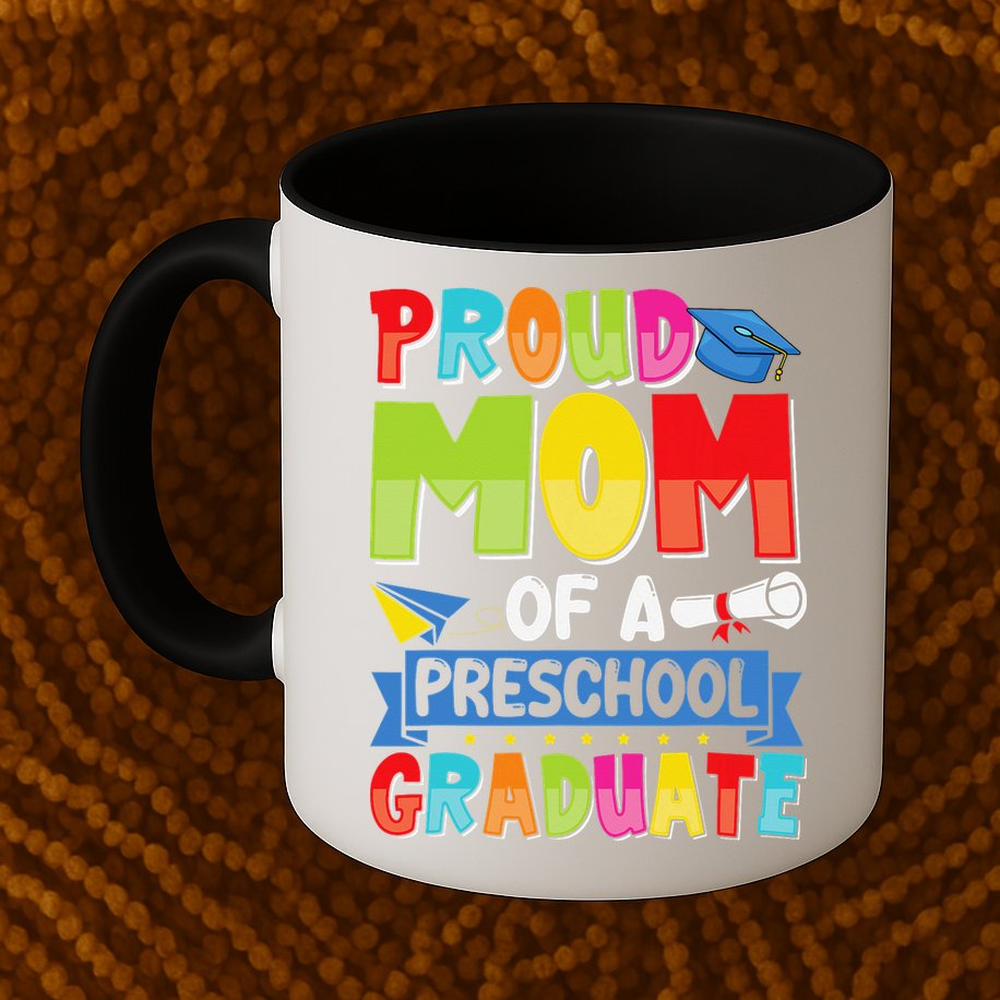 Proud Mom Class Of 2025 Preschool Pre-K Graduate Graduation Mug