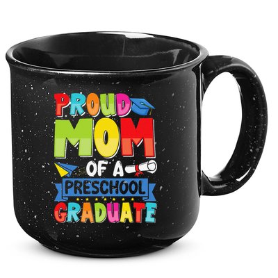 Proud Mom Class Of 2025 Preschool Pre-K Graduate Graduation 15oz Campfire Ceramic Mug