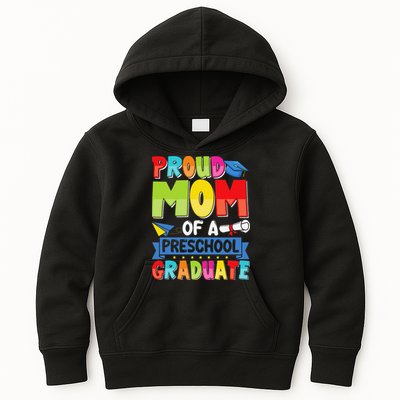 Proud Mom Class Of 2025 Preschool Pre-K Graduate Graduation Kids Hoodie