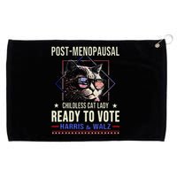 Post Menopausal Childless Cat Lady Ready To Vote Kamala Grommeted Golf Towel