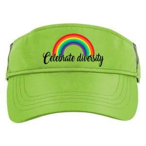 Pride Month Celebrate Diversity Lgbt Cute Gift Adult Drive Performance Visor