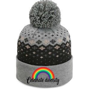 Pride Month Celebrate Diversity Lgbt Cute Gift The Baniff Cuffed Pom Beanie