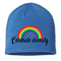 Pride Month Celebrate Diversity Lgbt Cute Gift Sustainable Beanie