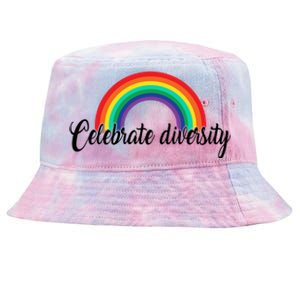 Pride Month Celebrate Diversity Lgbt Cute Gift Tie-Dyed Bucket Hat