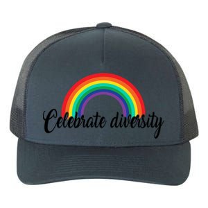 Pride Month Celebrate Diversity Lgbt Cute Gift Yupoong Adult 5-Panel Trucker Hat