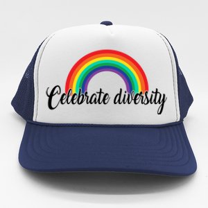 Pride Month Celebrate Diversity Lgbt Cute Gift Trucker Hat