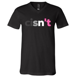 Pride Month Cisnt Demigirl Pride Demi Girl Lgbtq Funny Gift V-Neck T-Shirt