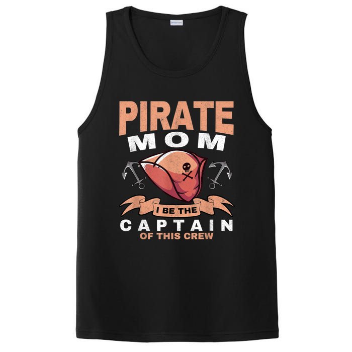 Pirate Mom Caribbean Freebooter Captain Mother Pirate PosiCharge Competitor Tank