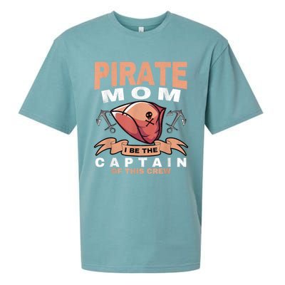 Pirate Mom Caribbean Freebooter Captain Mother Pirate Sueded Cloud Jersey T-Shirt