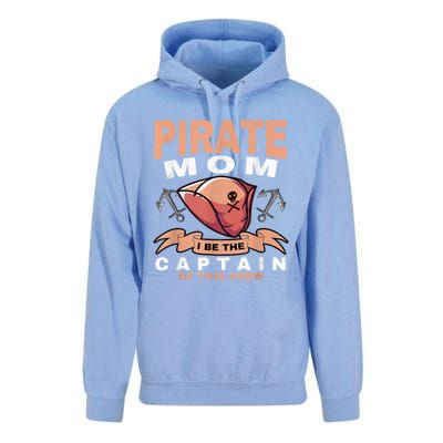 Pirate Mom Caribbean Freebooter Captain Mother Pirate Unisex Surf Hoodie