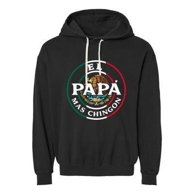 Papa Mas Chingon Mexico Garment-Dyed Fleece Hoodie