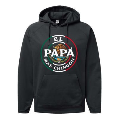 Papa Mas Chingon Mexico Performance Fleece Hoodie