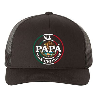 Papa Mas Chingon Mexico Yupoong Adult 5-Panel Trucker Hat